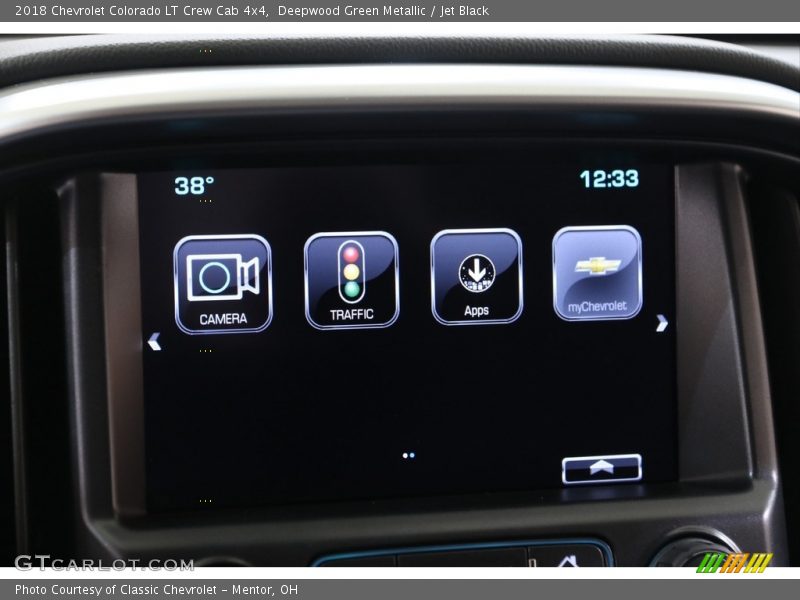 Deepwood Green Metallic / Jet Black 2018 Chevrolet Colorado LT Crew Cab 4x4