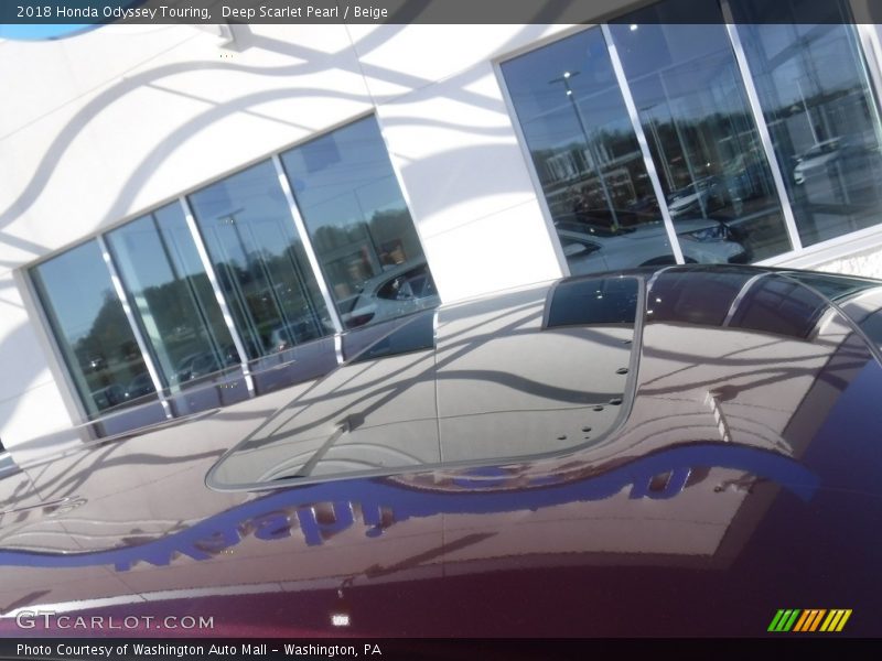 Deep Scarlet Pearl / Beige 2018 Honda Odyssey Touring