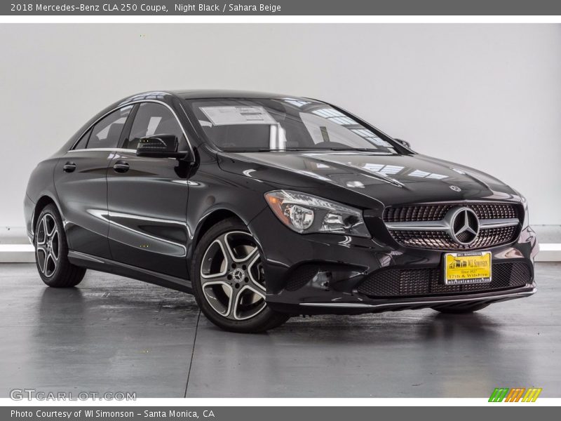 Night Black / Sahara Beige 2018 Mercedes-Benz CLA 250 Coupe