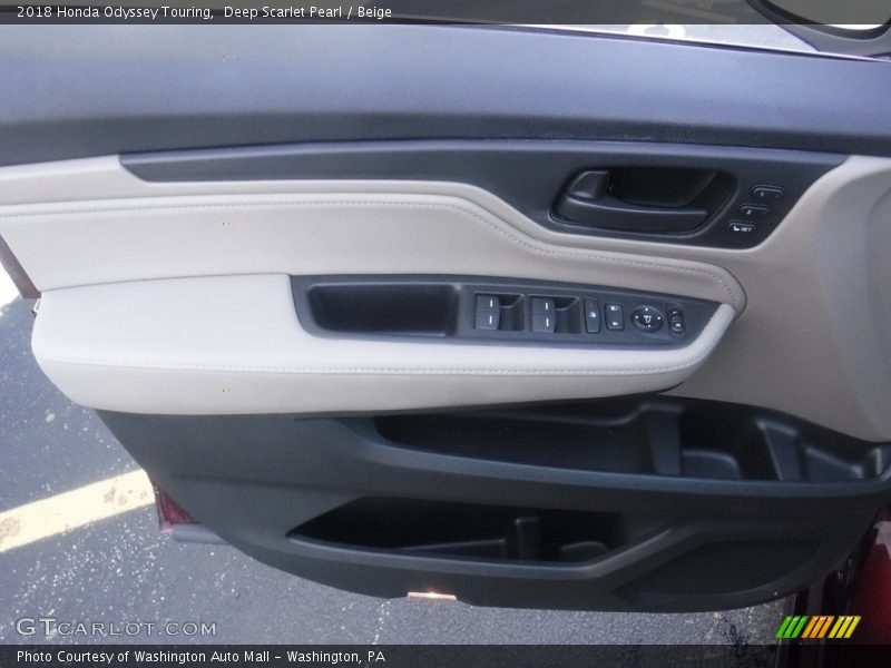 Deep Scarlet Pearl / Beige 2018 Honda Odyssey Touring