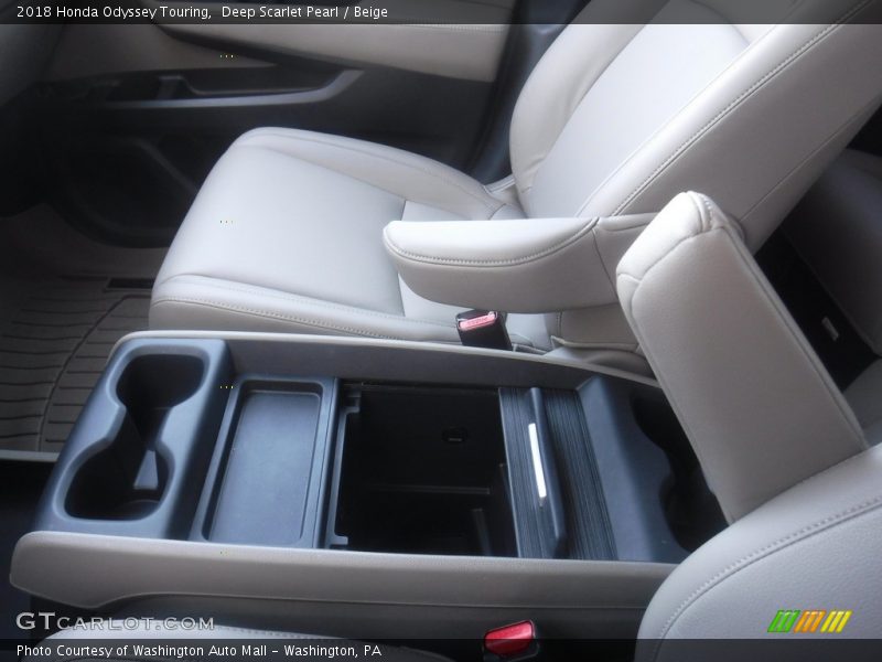 Deep Scarlet Pearl / Beige 2018 Honda Odyssey Touring