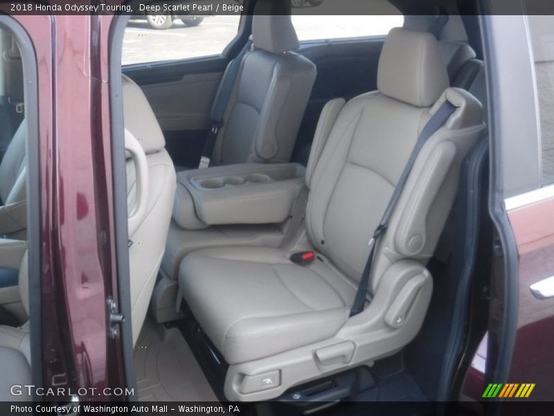 Deep Scarlet Pearl / Beige 2018 Honda Odyssey Touring