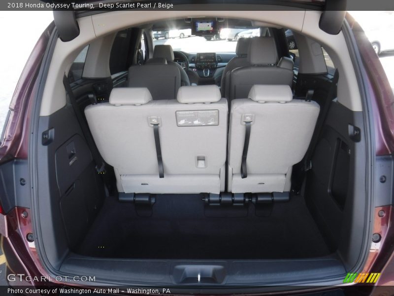 Deep Scarlet Pearl / Beige 2018 Honda Odyssey Touring