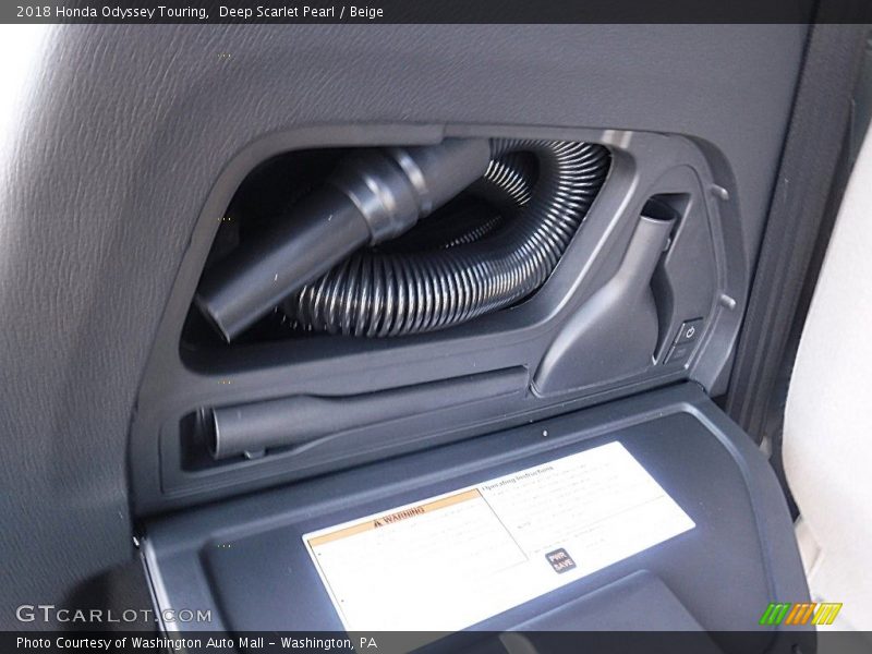 Deep Scarlet Pearl / Beige 2018 Honda Odyssey Touring