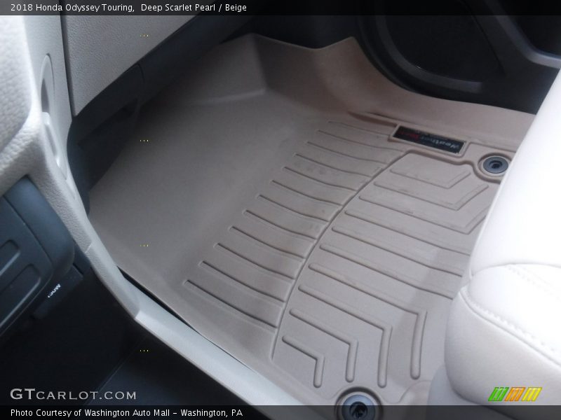 Deep Scarlet Pearl / Beige 2018 Honda Odyssey Touring