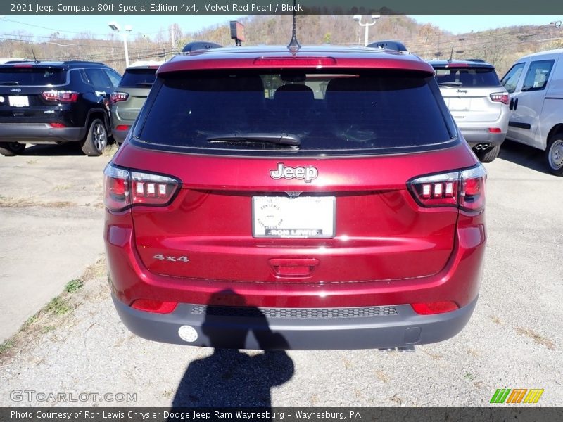 Velvet Red Pearl / Black 2021 Jeep Compass 80th Special Edition 4x4