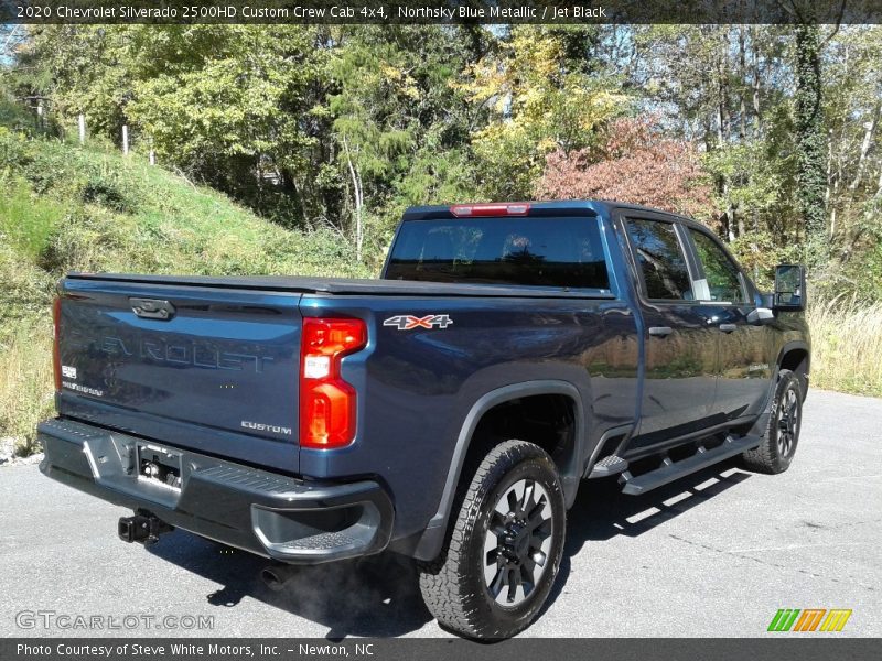 Northsky Blue Metallic / Jet Black 2020 Chevrolet Silverado 2500HD Custom Crew Cab 4x4