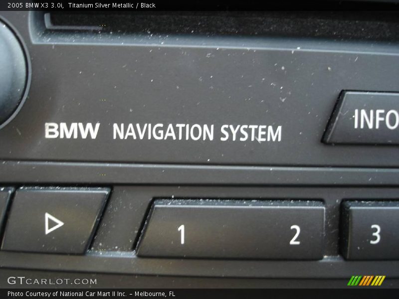Titanium Silver Metallic / Black 2005 BMW X3 3.0i