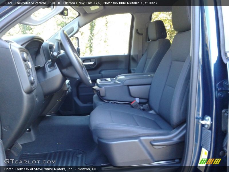 Northsky Blue Metallic / Jet Black 2020 Chevrolet Silverado 2500HD Custom Crew Cab 4x4