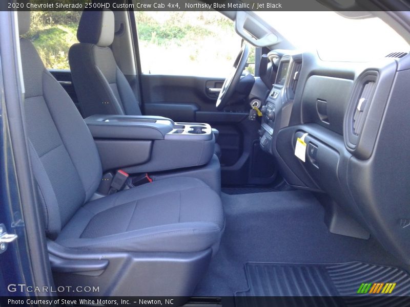Northsky Blue Metallic / Jet Black 2020 Chevrolet Silverado 2500HD Custom Crew Cab 4x4
