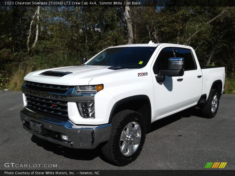 Summit White / Jet Black 2020 Chevrolet Silverado 2500HD LTZ Crew Cab 4x4