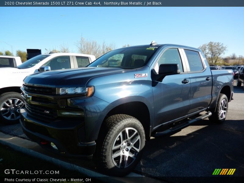 Northsky Blue Metallic / Jet Black 2020 Chevrolet Silverado 1500 LT Z71 Crew Cab 4x4