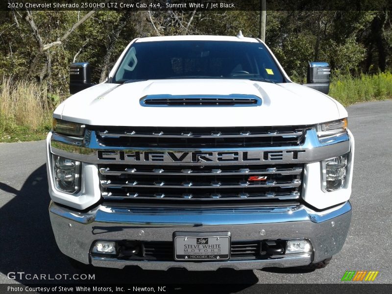 Summit White / Jet Black 2020 Chevrolet Silverado 2500HD LTZ Crew Cab 4x4