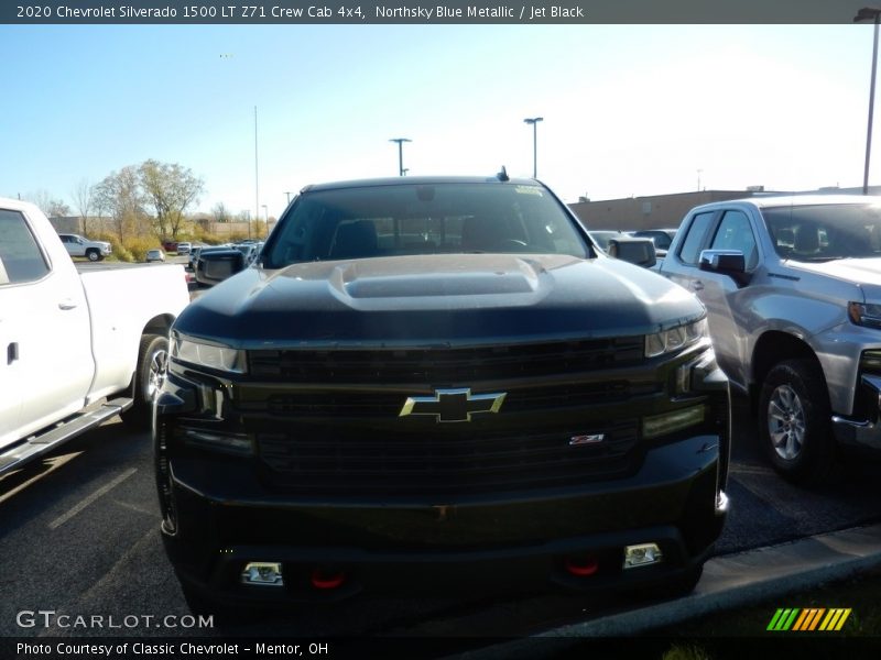 Northsky Blue Metallic / Jet Black 2020 Chevrolet Silverado 1500 LT Z71 Crew Cab 4x4