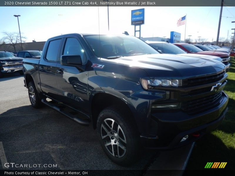 Northsky Blue Metallic / Jet Black 2020 Chevrolet Silverado 1500 LT Z71 Crew Cab 4x4