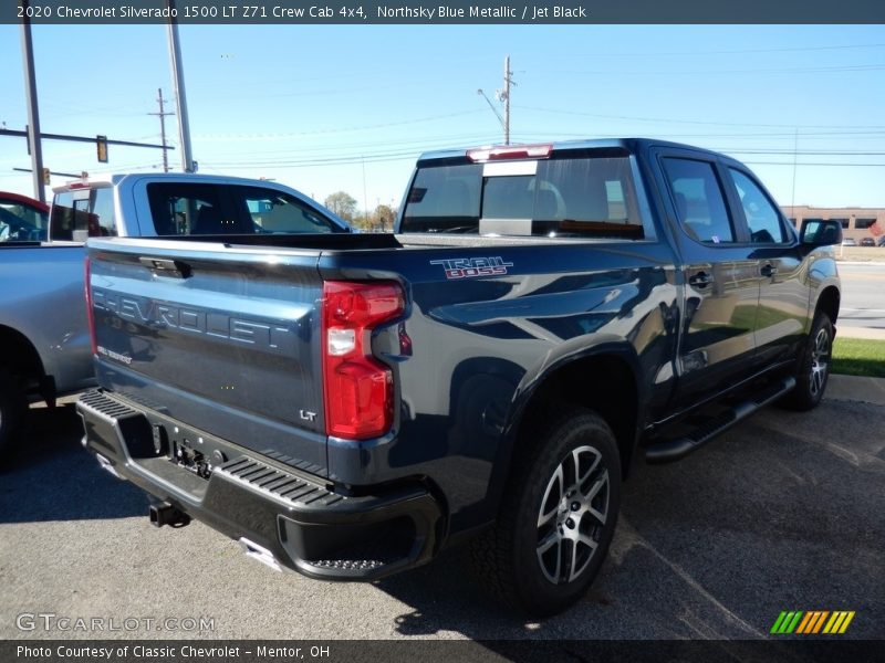 Northsky Blue Metallic / Jet Black 2020 Chevrolet Silverado 1500 LT Z71 Crew Cab 4x4