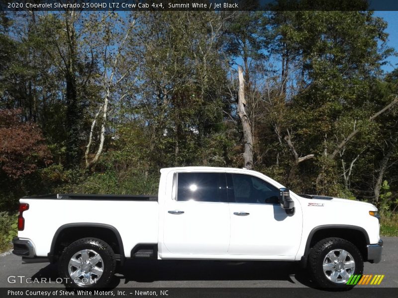 Summit White / Jet Black 2020 Chevrolet Silverado 2500HD LTZ Crew Cab 4x4