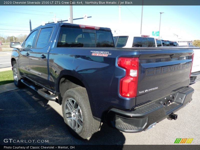 Northsky Blue Metallic / Jet Black 2020 Chevrolet Silverado 1500 LT Z71 Crew Cab 4x4