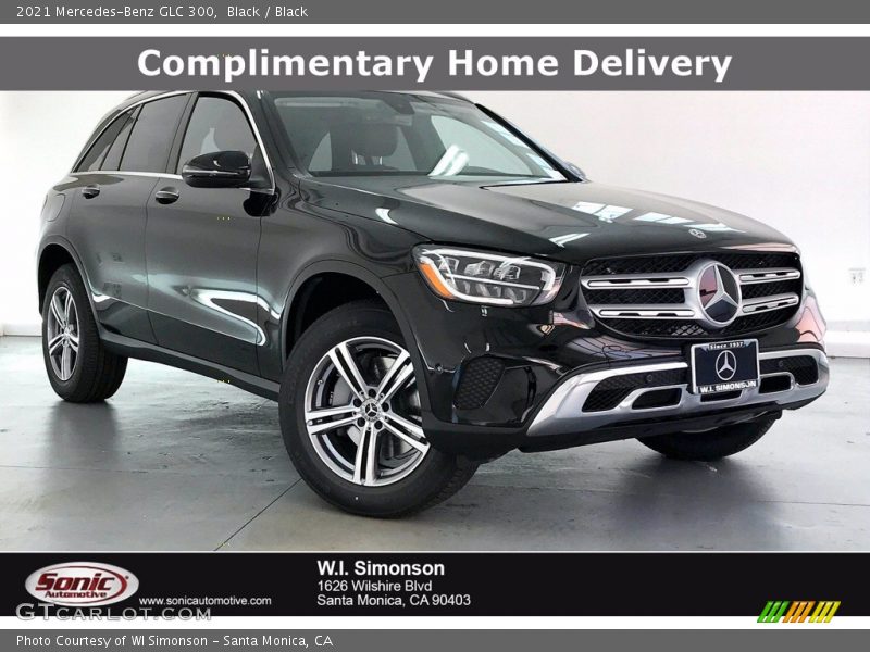 Black / Black 2021 Mercedes-Benz GLC 300