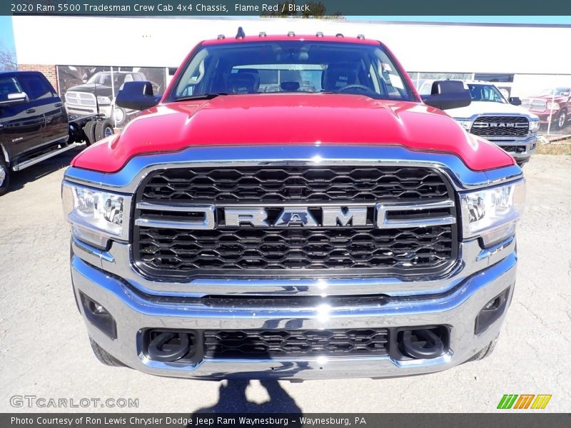 Flame Red / Black 2020 Ram 5500 Tradesman Crew Cab 4x4 Chassis