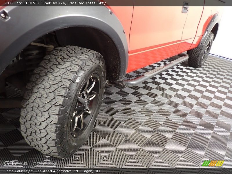 Race Red / Steel Gray 2013 Ford F150 STX SuperCab 4x4