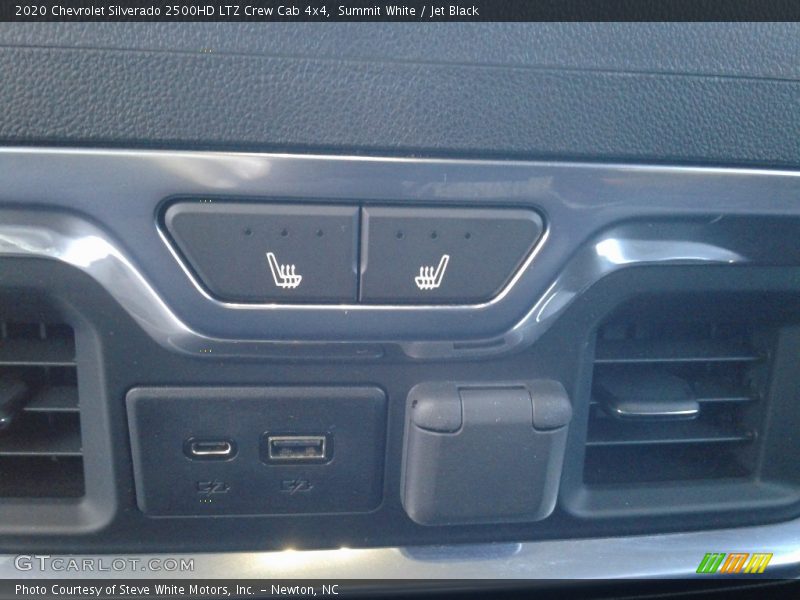 Summit White / Jet Black 2020 Chevrolet Silverado 2500HD LTZ Crew Cab 4x4