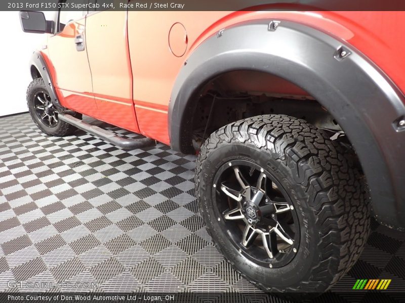 Race Red / Steel Gray 2013 Ford F150 STX SuperCab 4x4