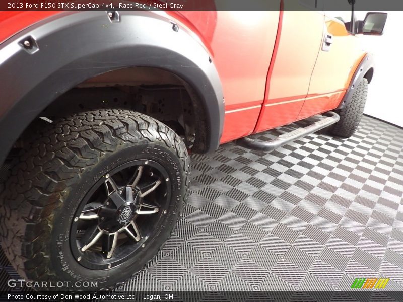 Race Red / Steel Gray 2013 Ford F150 STX SuperCab 4x4