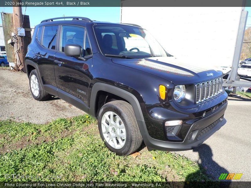 Black / Black 2020 Jeep Renegade Sport 4x4
