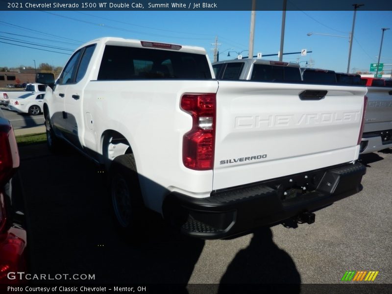 Summit White / Jet Black 2021 Chevrolet Silverado 1500 WT Double Cab