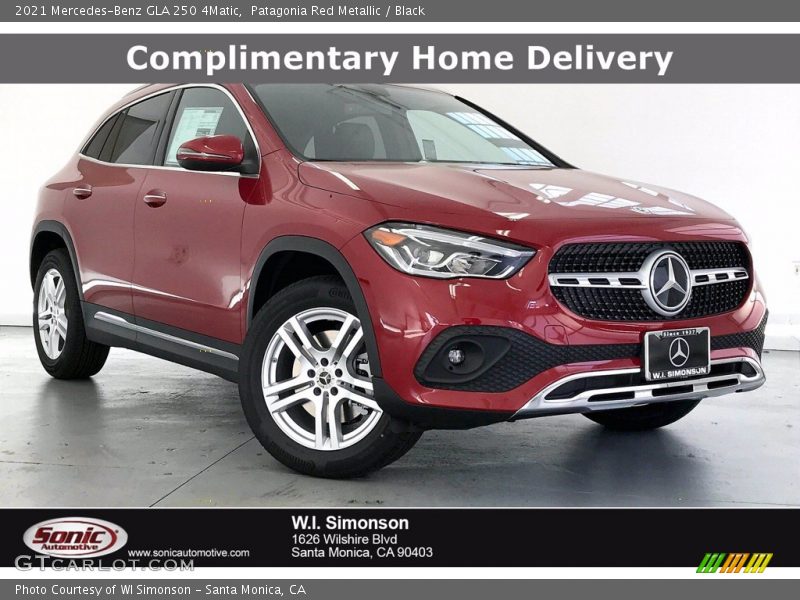 Patagonia Red Metallic / Black 2021 Mercedes-Benz GLA 250 4Matic