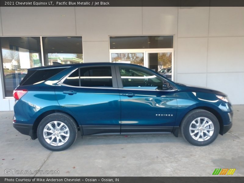 Pacific Blue Metallic / Jet Black 2021 Chevrolet Equinox LT