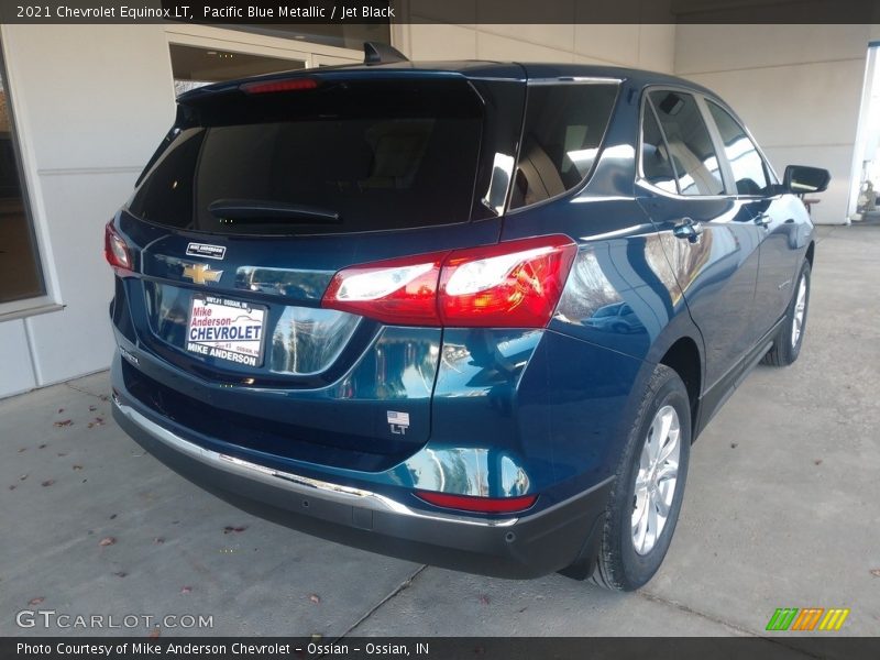 Pacific Blue Metallic / Jet Black 2021 Chevrolet Equinox LT