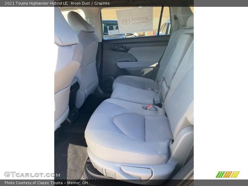Moon Dust / Graphite 2021 Toyota Highlander Hybrid LE