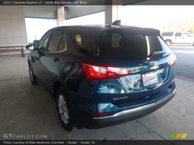 Pacific Blue Metallic / Jet Black 2021 Chevrolet Equinox LT