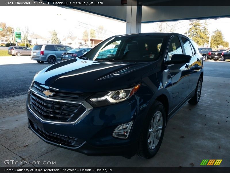 Pacific Blue Metallic / Jet Black 2021 Chevrolet Equinox LT