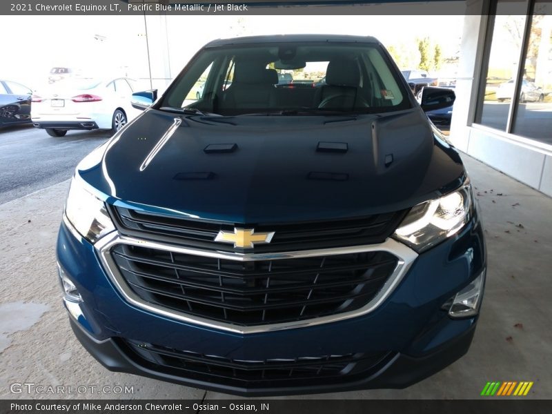 Pacific Blue Metallic / Jet Black 2021 Chevrolet Equinox LT