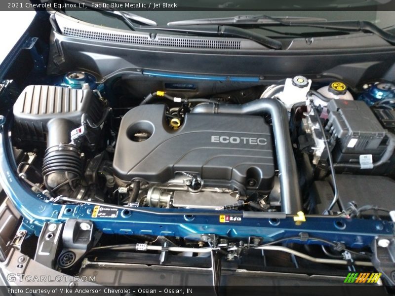 Pacific Blue Metallic / Jet Black 2021 Chevrolet Equinox LT