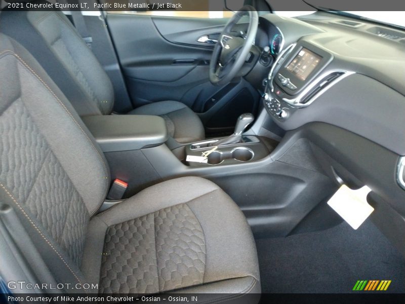 Pacific Blue Metallic / Jet Black 2021 Chevrolet Equinox LT