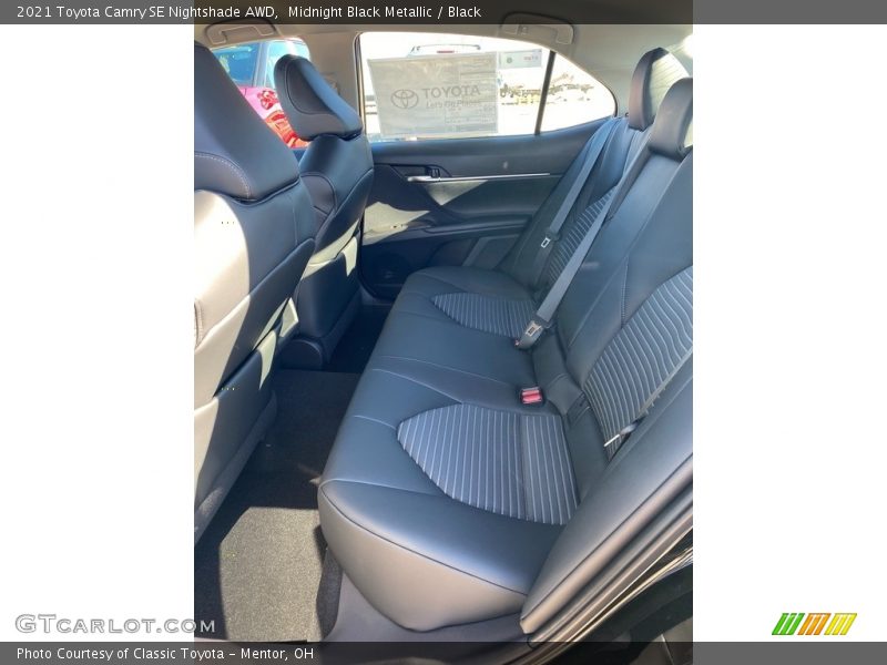 Midnight Black Metallic / Black 2021 Toyota Camry SE Nightshade AWD