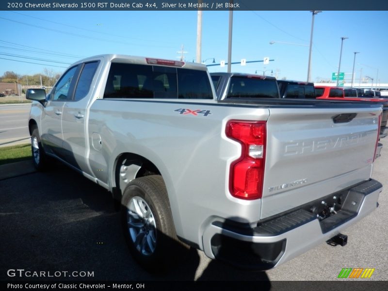 Silver Ice Metallic / Jet Black 2020 Chevrolet Silverado 1500 RST Double Cab 4x4