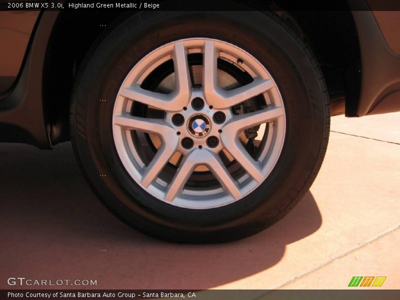 Highland Green Metallic / Beige 2006 BMW X5 3.0i