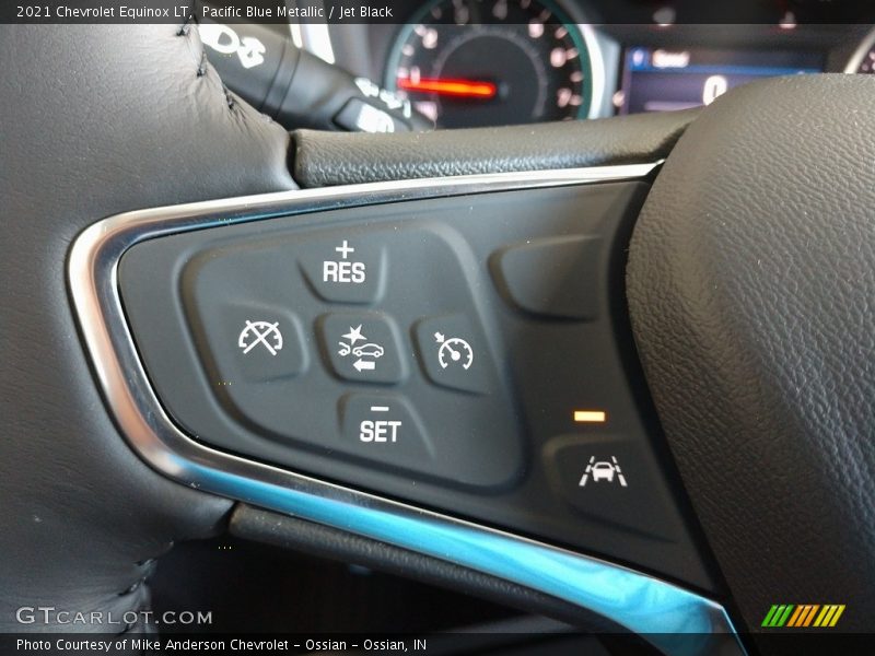 Pacific Blue Metallic / Jet Black 2021 Chevrolet Equinox LT