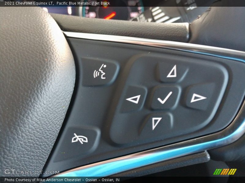 Pacific Blue Metallic / Jet Black 2021 Chevrolet Equinox LT