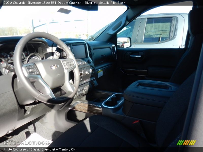 Silver Ice Metallic / Jet Black 2020 Chevrolet Silverado 1500 RST Double Cab 4x4