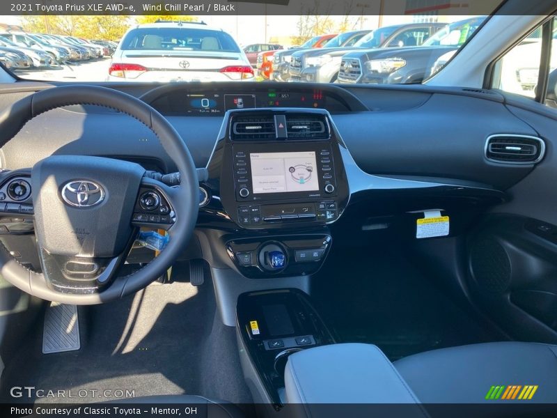 Wind Chill Pearl / Black 2021 Toyota Prius XLE AWD-e