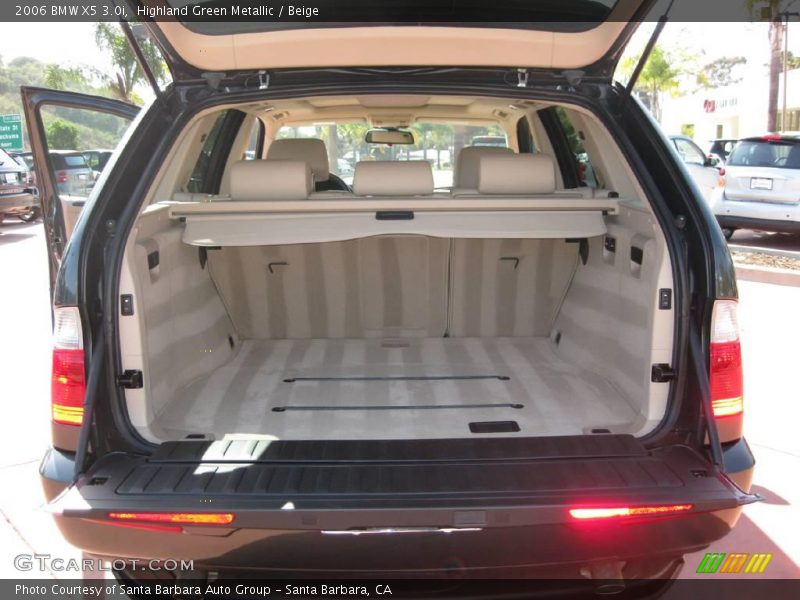 Highland Green Metallic / Beige 2006 BMW X5 3.0i