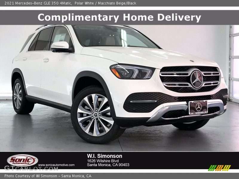 Polar White / Macchiato Beige/Black 2021 Mercedes-Benz GLE 350 4Matic