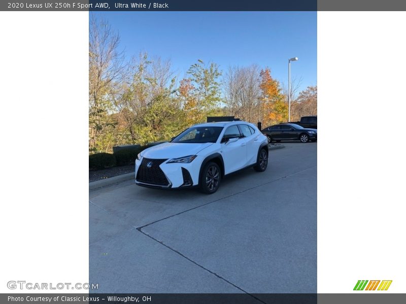 Ultra White / Black 2020 Lexus UX 250h F Sport AWD