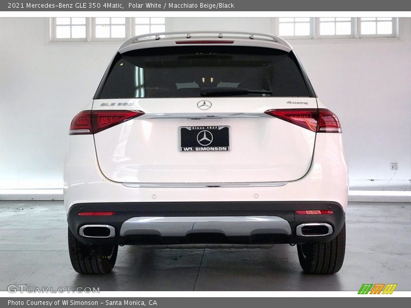 Polar White / Macchiato Beige/Black 2021 Mercedes-Benz GLE 350 4Matic